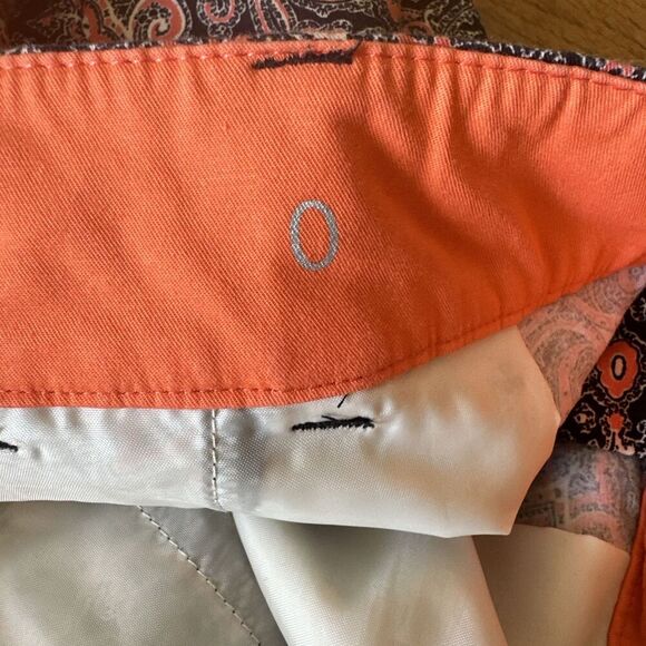 Ann Taylor Womens Short Size 0 Paisley Floral Pockets Chino Spring Summer - Picture 6 of 10